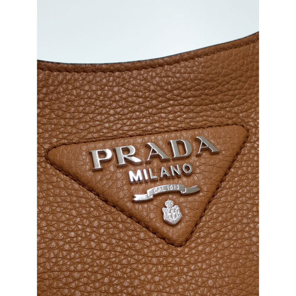 Prada Leather Shoulder Bag caramel brown - Picture 4 of 9